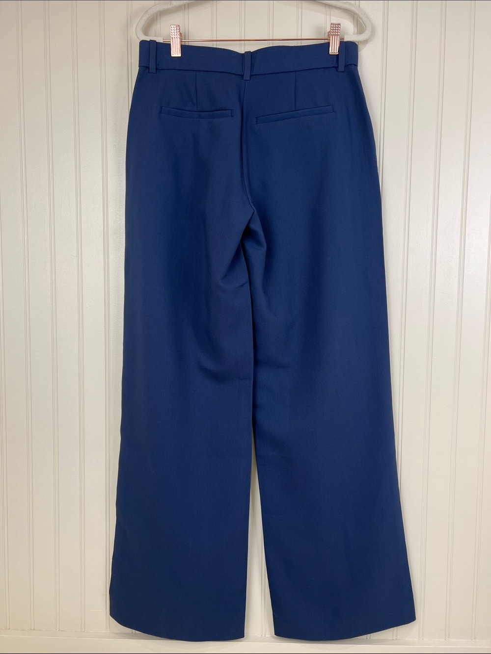 Abercrombie Curve Love Sloane Wide Leg Blue Trousers Pants Size 27 - Picture 6 of 12